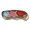 American Flag Coin Pocket Knife with Silver Wartime Jefferson Nickel